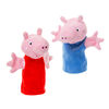 Peppa Pig - Wooden Jumbo Puppet Theatre with 2 Puppets