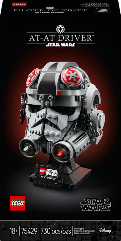 LEGO Star Wars: The Empire Strikes Back AT-AT Driver Helmet Building Set for Adults - Collectible Build-and-Display Set - 75429