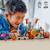 LEGO NINJAGO Tournament Battle Arena Playset with 6 Minifigures, Birthday Gift for Kids 71818