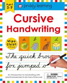 Wipe Clean Workbook: Cursive Handwriting - Édition anglaise