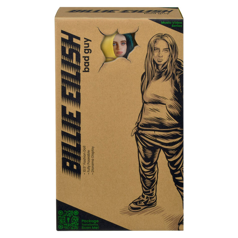 Poupée Billie Eilish de 27 cm - vidéo Bad Guy - Édition anglaise