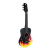 Concerto-Guitare Acoustique De 76 Cm - Flamme Noire - Exclusif