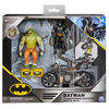 DC Comics, Batman Transforming Batcycle Battle Pack with Exclusive 4-inch Killer Croc and Batman Action Figure