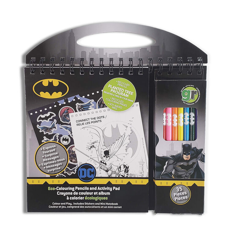 Eco Batman Travel Colouring Activity