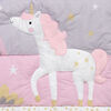 Ensemble de linge pour lit de bébé 3 pièces Licorne arc-en-ciel Bedtime Originals.