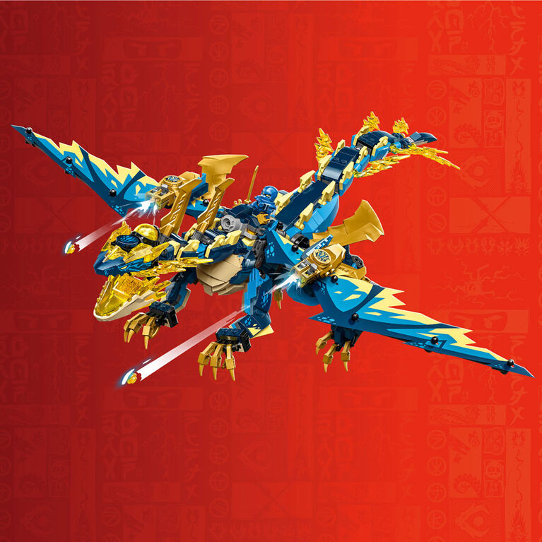 LEGO NINJAGO Le dragon élémentaire contre le robot de l'impératrice 71796 Ensemble de jeu de construction (1 038 pièces)