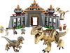 LEGO Jurassic Park Visitor Center: T. rex & Raptor Attack 76961 (693 Pieces)