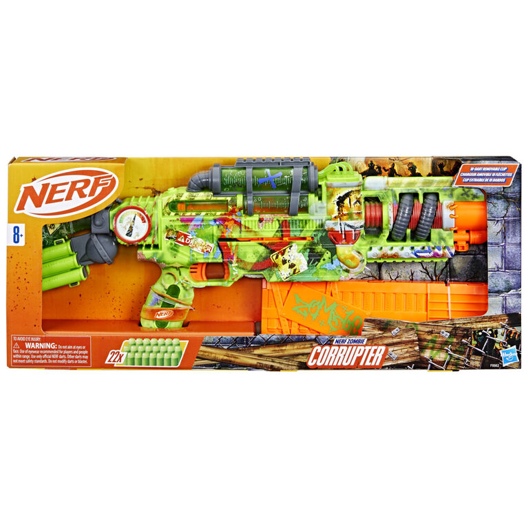 Nerf Zombie Corrupter, blaster à fléchette