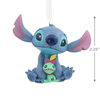 Hallmark Disney Lilo and Stitch Stitch With Scrump Christmas Ornament
