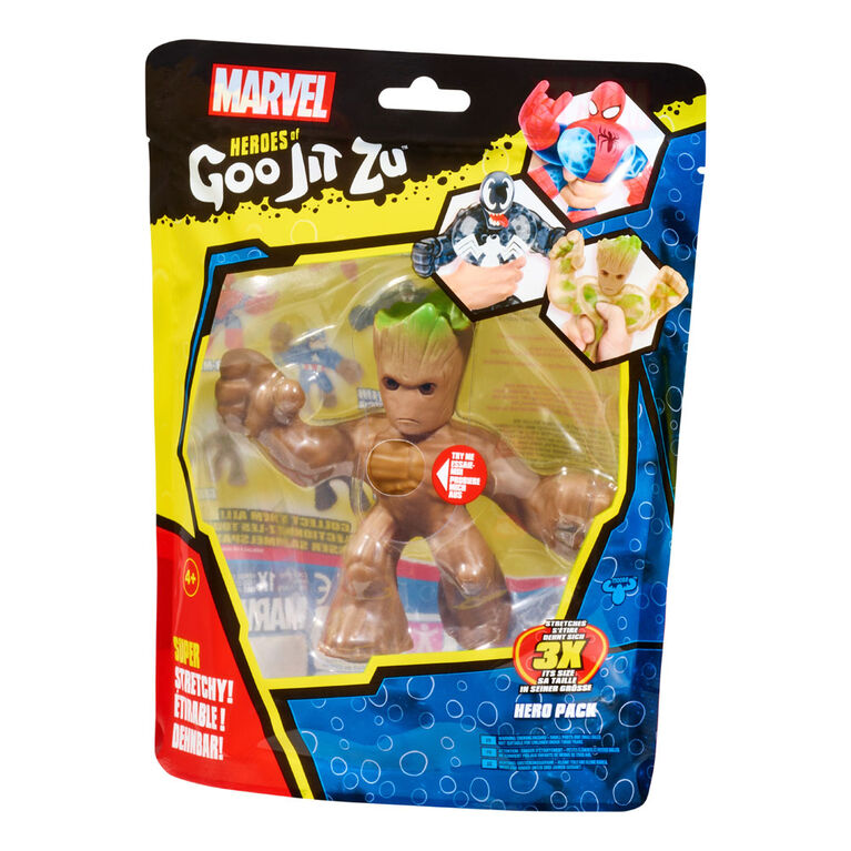 Ensemble Héros de Goo Jit Zu - Héros Marvel - Groot