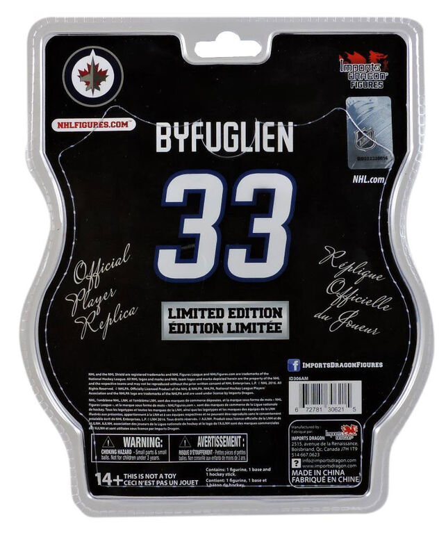 NHL 6-inch Figure - Dustin Byfuglien Signature Series