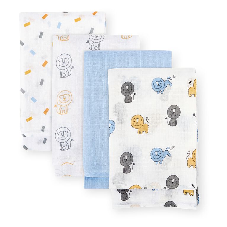 Koala Baby 4 Pack Muslin Swaddle Blankets Lion Babies R Us Canada