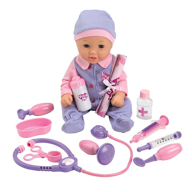 You & Me 14" Get Well Baby Doll