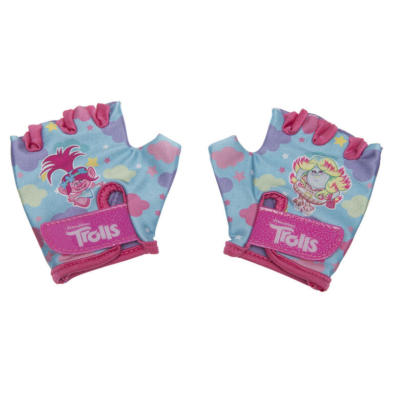 Dreamworks Trolls - Kids Bike Pad & Glove Set - Poppy