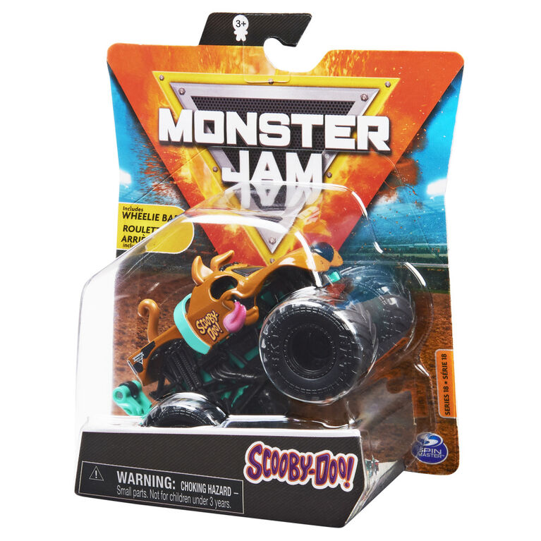 Monster Jam, Official Scooby-Doo Monster Truck, Die-Cast Vehicle, Ruff Crowd Series, 1:64 Scale
