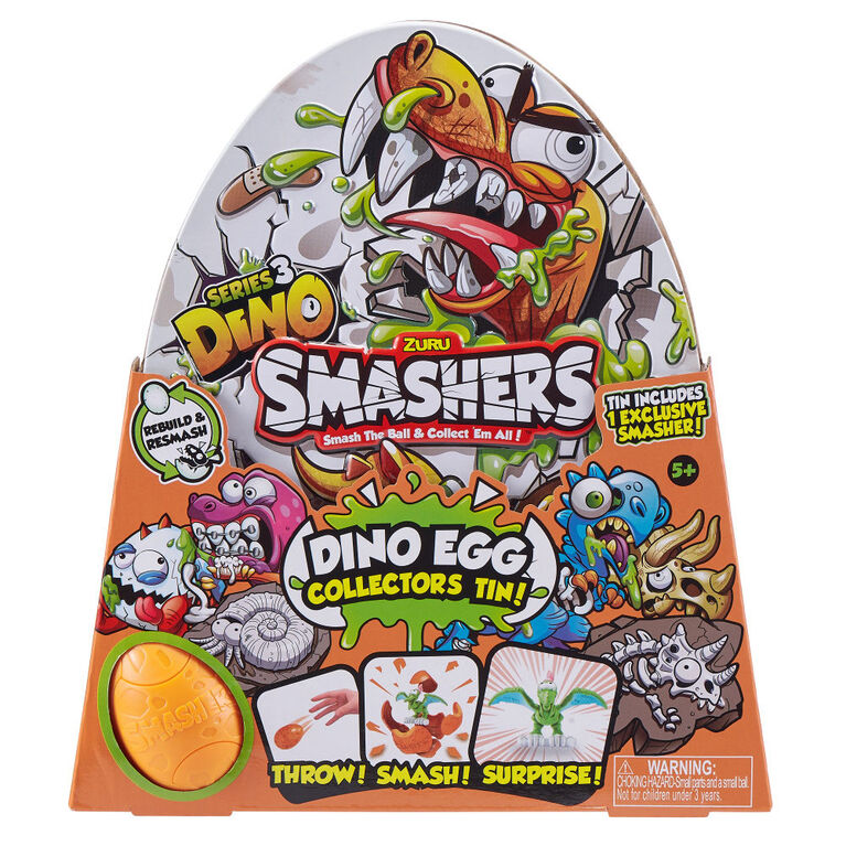 Zuru Smashers Series 3: Dino Egg Collectors Tin - R Exclusive