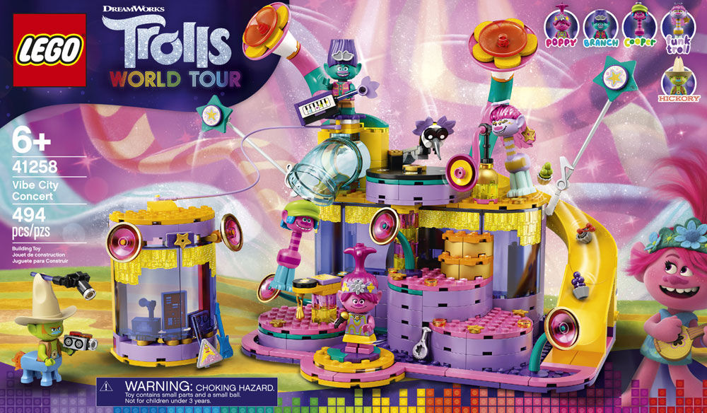 LEGO Trolls Vibe City Concert 41258 R Exclusive