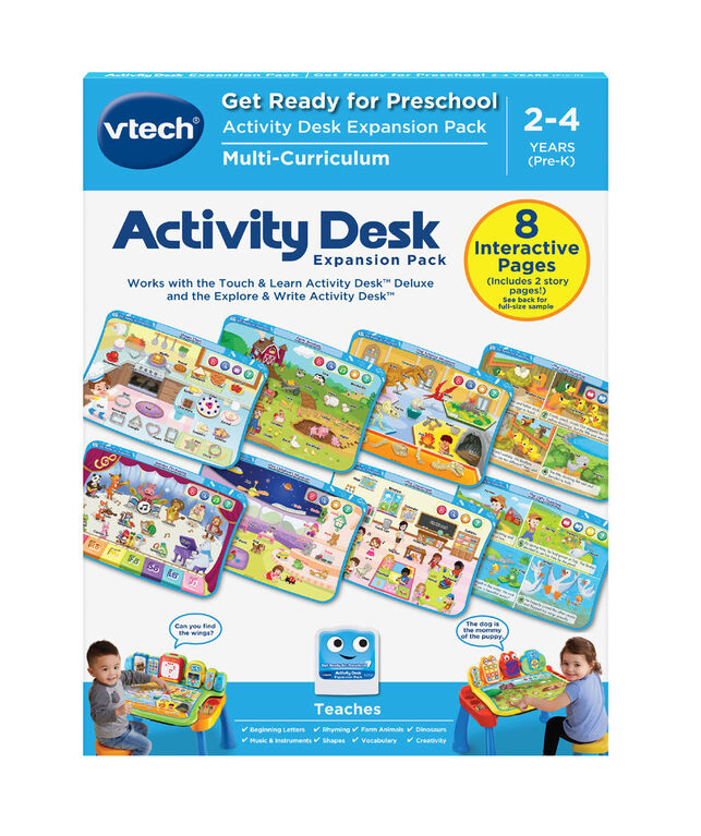 VTech Activity Desk Expansion Pack Get Ready for Preschool - English Edition