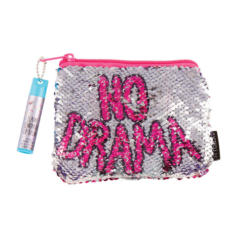 Fashion Angels - Magic Sequin Pouch with Lip Balm - Llama