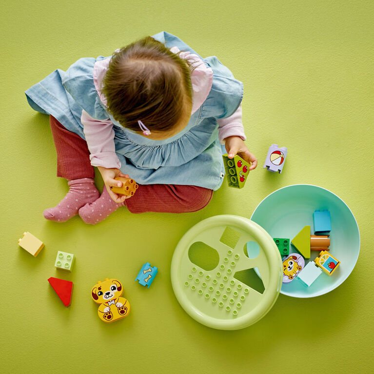 LEGO DUPLO Mon Premier - Le Trieur de Formes : la Niche du Chiot, Jouet d'Apprentissage pour Tout-Petits pour un Jeu de R&ocirc;le Cr&eacute;atif 10441