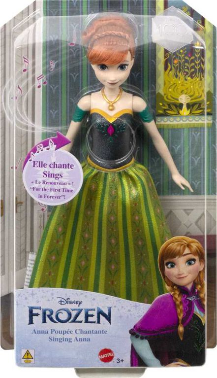 Disney-La Reine des Neiges-Anna Poupée Chantante " Le Renouveau " Version Francaise