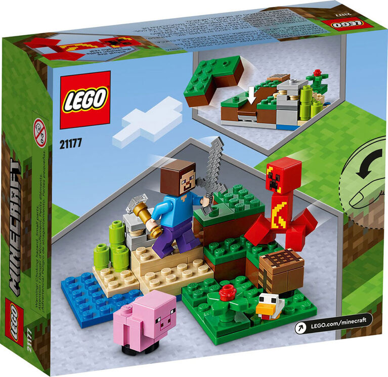 LEGO Minecraft L'embuscade du Creeper 21177 Ensemble de construction (72 pièces)