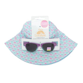Mermaid 2 Piece Set - Sunglass & Bucket Hat