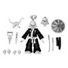 Teenage Mutant Ninja Turtles (Cartoon) - 7" Scale Action Figures - Usagi Yojimbo Noir & Blanc Figure - Édition anglaise - Notre exclusivité