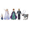 Disney's Frozen 2 Frozen Finale Set, Anna, Elsa, Kristoff, Olaf, Sven Dolls with Fashion Doll Clothes and Accessories