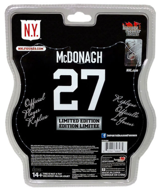 Ryan McDonagh New York Rangers Winter Classic Limited Edition 6" NHL Figure