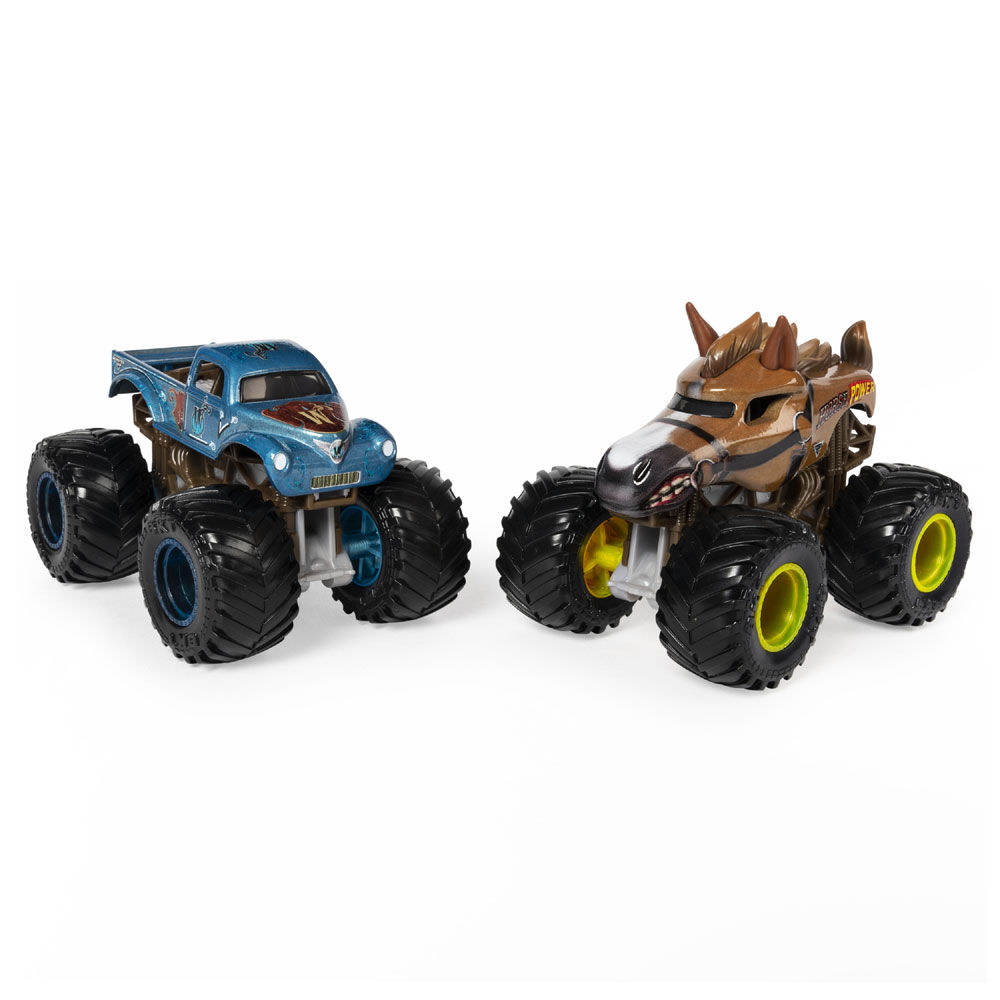 Monster Jam Official Horse Power vs. Whiplash Color Changing Die Cast Monster Trucks 1 64 Scale Toys R Us Canada