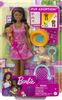 Barbie Nouvelle adoption-Coffret poupée, 2chiots, changement couleur
