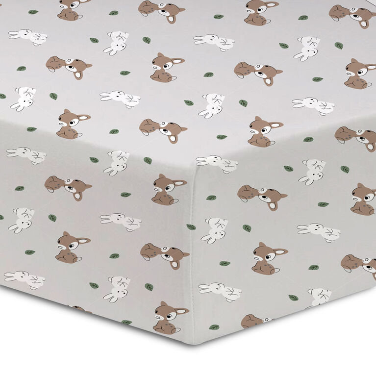 Koala Baby 1 pack Flannel Sheet Woodland Bunny