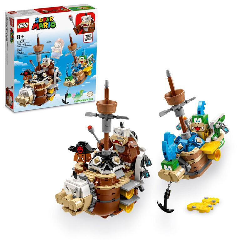 LEGO Super Mario Larry's and Morton's Airships Expansion Set 71427 (1,062 Pieces)