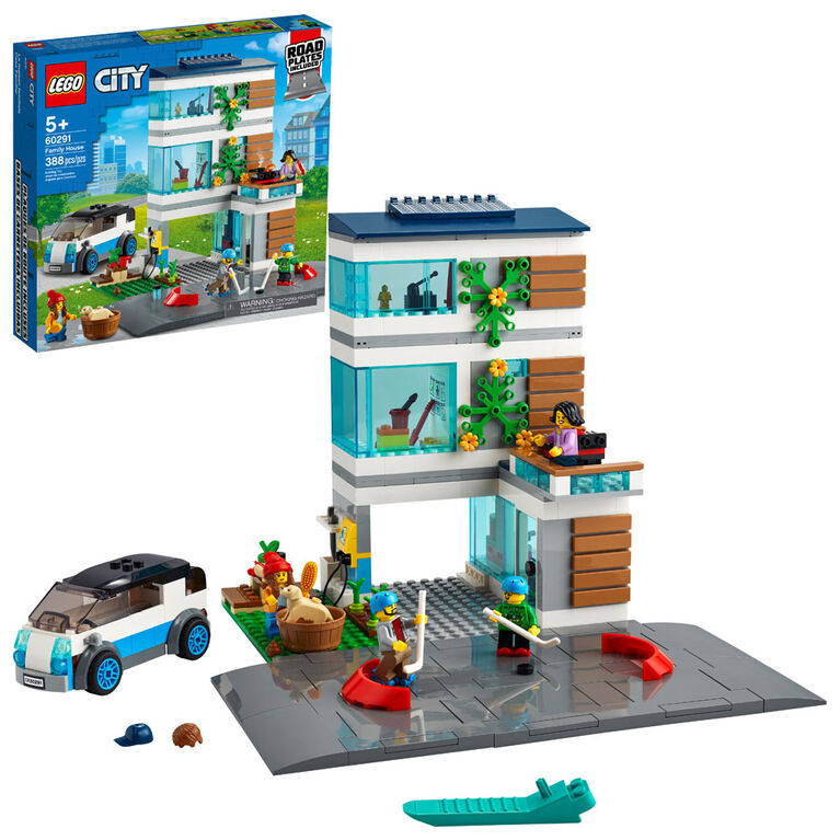 LEGO My City La maison familiale 60291 (388 pièces)