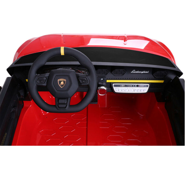 KidsVip 24V Lamborghini Huracan W/RC- Red