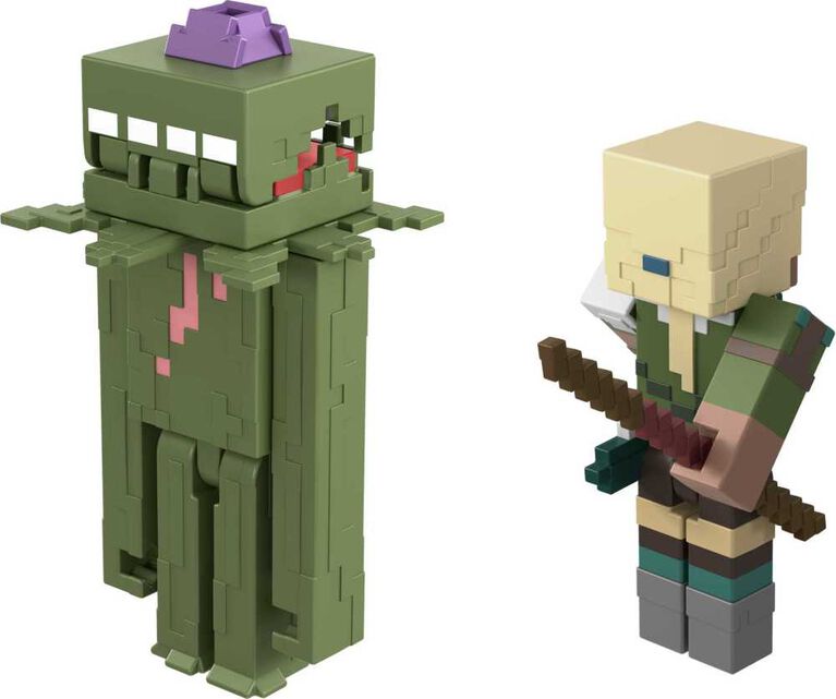 Minecraft Dungeons Explorer and Whisperer Figures