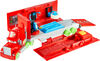 Disney and Pixar Cars Glow Racers Transforming Mack Playset, 2-in-1 Glow-in-the-Dark Toy Truck and Tune-Up Station