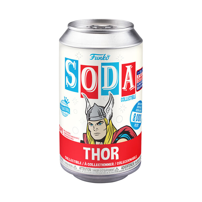 Figurine en Vinyle Thor par Funko SODA! Marvel - Notre exclusivité