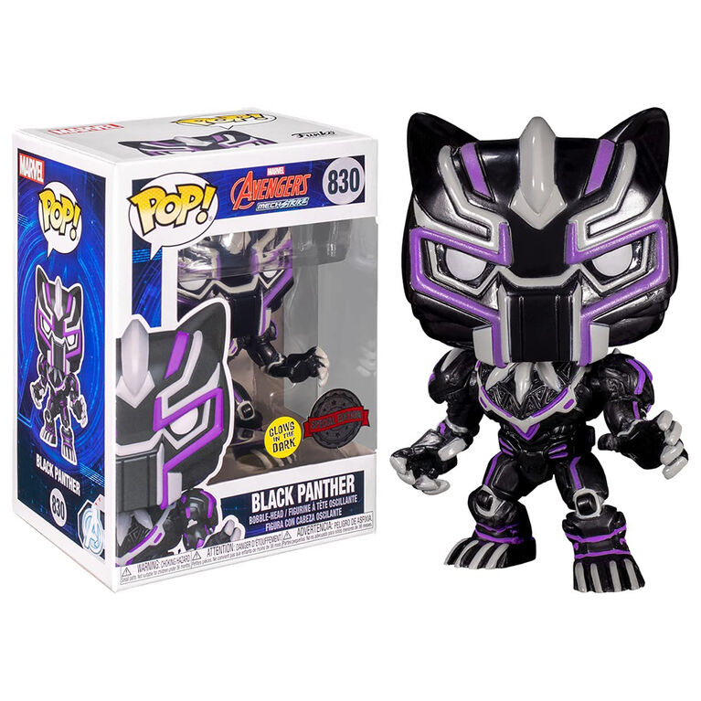 Funko POP! Marvel: Marvel Mech - Black Panther (Glow) - R Exclusive