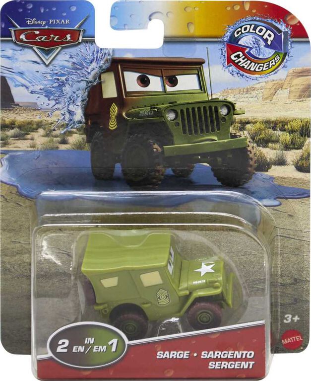 Disney · Pixar Cars Collection de véhicules Color Changers avec changement de couleur au contact de l'eau