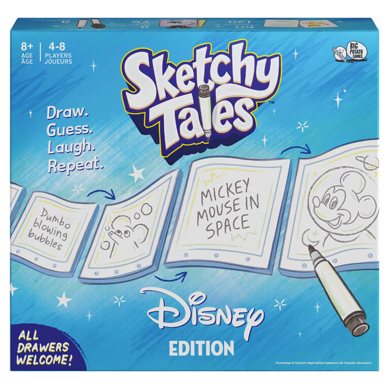 Disney Sketchy Tales, The Magical Disney Drawing Game