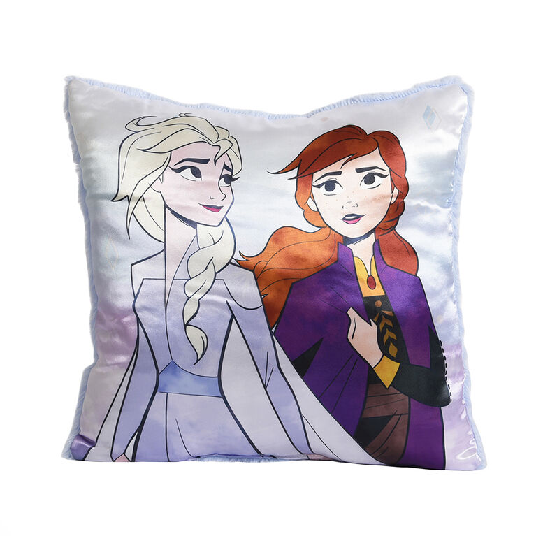 Disney Frozen 2 Piece Throw and Cushion Set