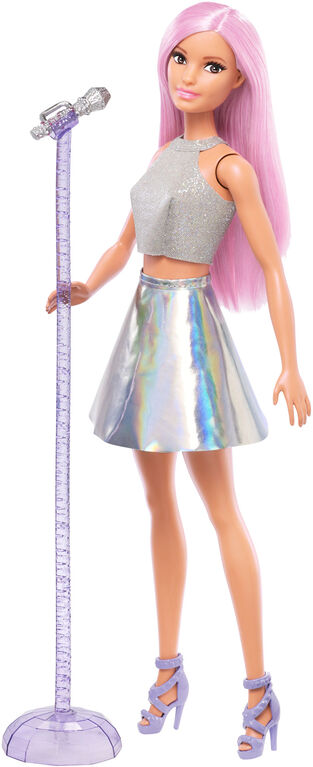 Poupée Barbie Pop Star avec microphone