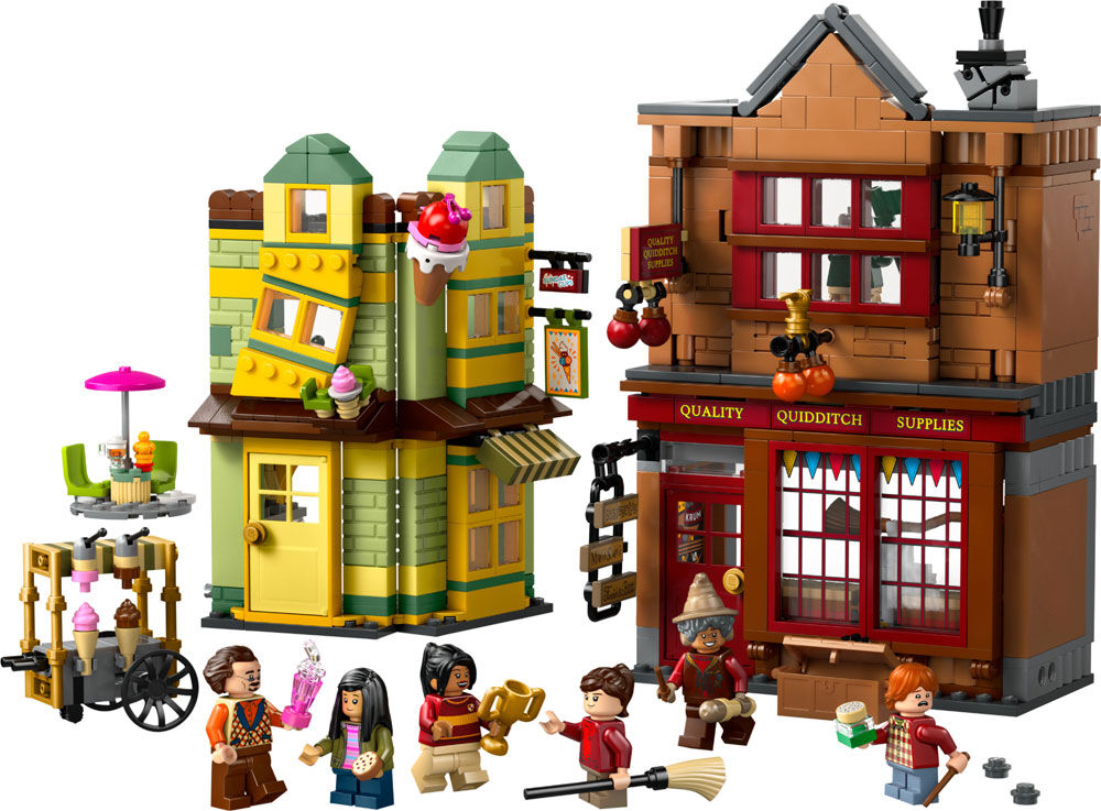 LEGO Harry Potter Quality Quidditch Supplies & Ice Cream Parlour - Kids Toy for Ages 8+ - 76452