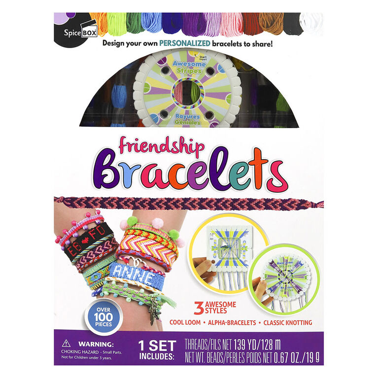 SpiceBox Children's Activity Kits Make and Play Friendship Bracelets - English Edition
