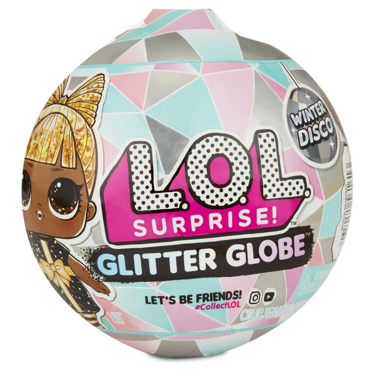 L O L Surprise Glitter Globe Doll Winter Disco Series With Glitter Hair Toys R Us Canada