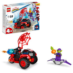 LEGO Marvel Spider-Man et ses amis extraordinaires Miles Morales : la moto techno de Spider-Man 10781 (59 pièces)