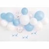 Blue Gingham 1st Bday Balloon Arch Kit