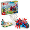 LEGO Marvel Spidey And His Amazing Friends Spidey on his Motorcycle vs. Rhino Toy, Ages 4+ - 11206